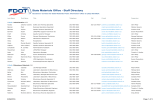 State Materials Office - Staff Directory