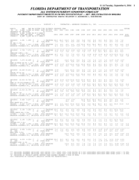 FLORIDA DEPARTMENT OF TRANSPORTATION ALL SYSTEM PAVEMENT CONDITION FORECAST 1