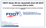 FDOT State Kit for AutoCAD Civil 3D 2015 platforms
