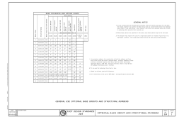 GENERAL USE OPTIONAL BASE GROUPS AND STRUCTURAL NUMBERS
