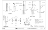 Concrete Strain Pole 4&#34; Aluminum Concrete Pedestal Pedestal