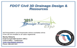 FDOT Civil 3D Drainage Design &amp; Resources