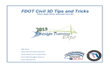 FDOT Civil 3D Tips and Tricks