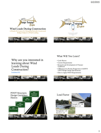 Wind Loads During Construction 6/2/2015