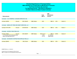 Florida Department of Transportation