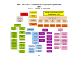 FDOT District Four Comprehensive Emergency Management