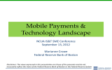 Mobile Payments &amp; Technology Landscape NCUA IS&amp;T SME Conference September 13, 2012
