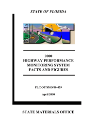 STATE OF FLORIDA 2000 HIGHWAY PERFORMANCE MONITORING SYSTEM