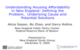 Understanding Housing Affordability in New England: Defining the Potential Solutions