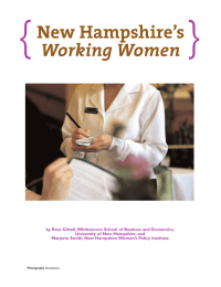 { } New Hampshire’s Working Women