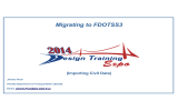 Migrating to FDOTSS3 (Importing Civil Data) Jimmie Prow Florida Department of Transportation (ECSO)