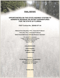 FINAL REPORT OPPORTUNITIES ON THE STATE HIGHWAY SYSTEM TO