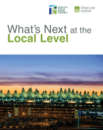What’s Next  Local Level at the