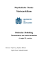 Physikalische Chemie Masterpraktikum Molecular Modelling