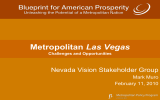 Las Vegas Nevada Vision Stakeholder Group Mark Muro February 11, 2010