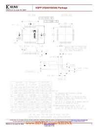 VQFP (VQ44/VQG44) Package PK012 (v1.2) June 18, 2004