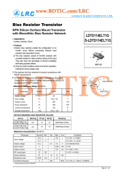 Bias Resistor Transistor LDTD114ELT1G NPN Silicon Surface Mount Transistor