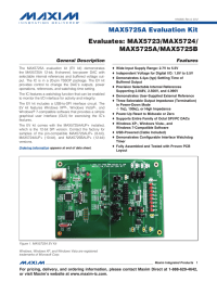 MAX5725A Evaluation Kit Evaluates: MAX5723/MAX5724/ MAX5725A/MAX5725B General Description