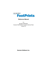 Reference Manual Numara Software Inc. For