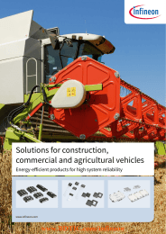 BDTIC www.BDTIC.com/infineon Solutions for construction, commercial and agricultural vehicles