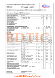 FD200R12KE3 TechnischeInformation/TechnicalInformation