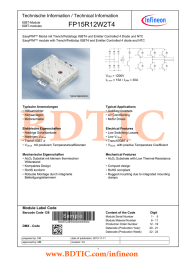 FP15R12W2T4 TechnischeInformation/TechnicalInformation