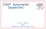 FDOT Automated Quantities Denise J Broom FDOT