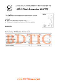 SOT-23 Plastic-Encapsulate MOSFETS CJ3401A