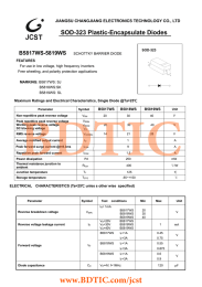 SOD-323 Plastic-Encapsulate Diodes B5817WS-5819WS