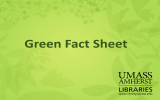 Green Fact Sheet