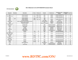 Manufacturer Part Substitution Designator Quantity