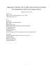 Integrating UrbanSim with a traffic router and micro-simulator