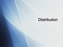 Distribution